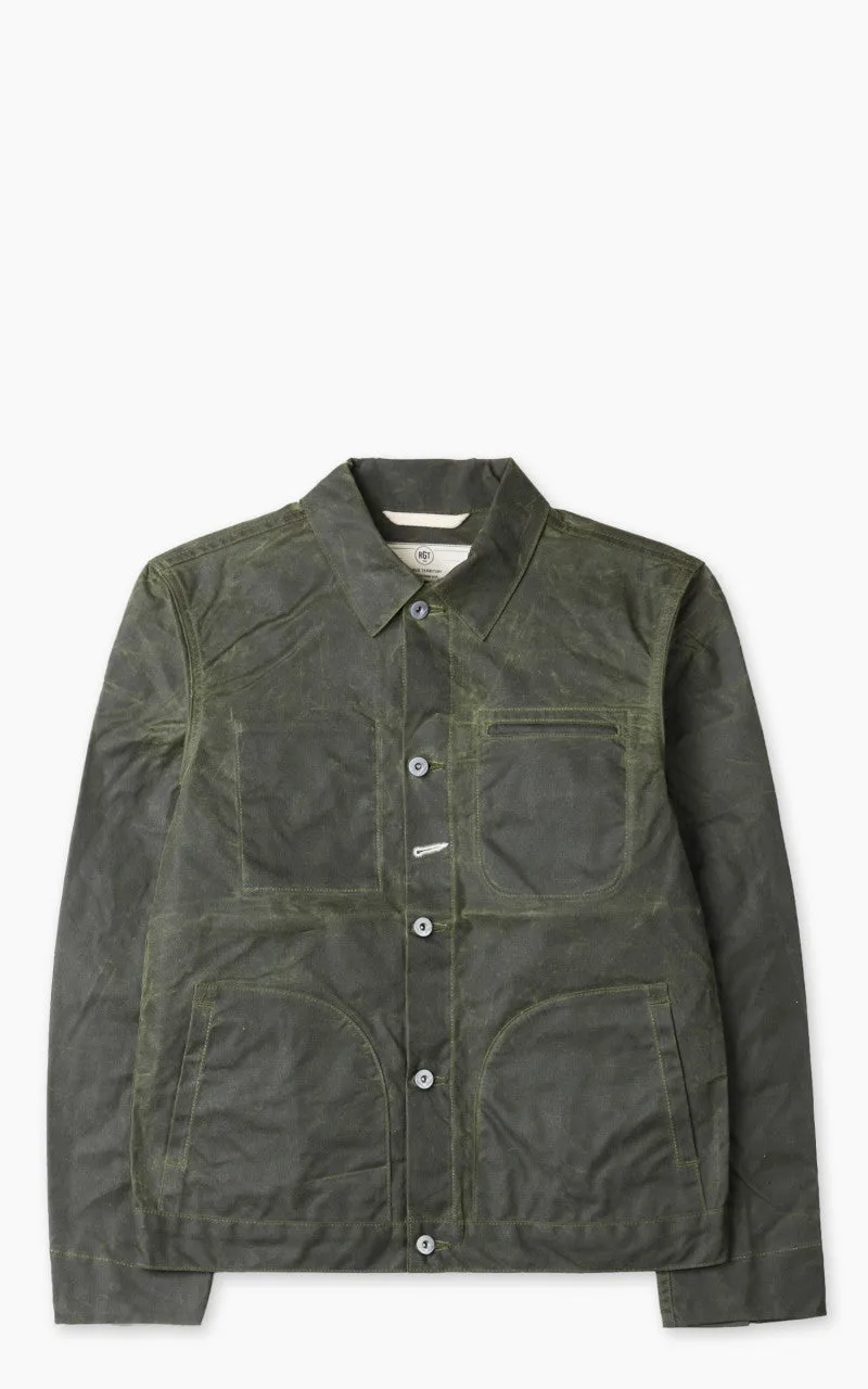 Rogue Territory Supply Jacket Waxed Canvas Ridgeline Olive sold by Cultizm