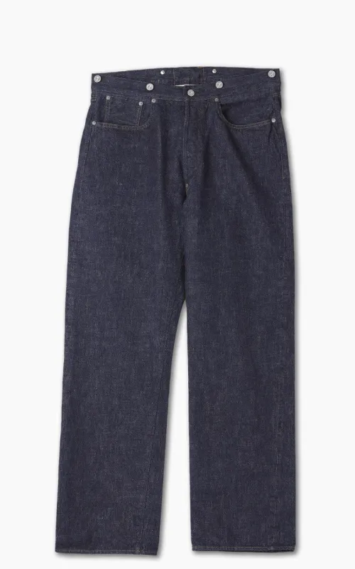 Fullcount 1373W Son Of The Soil Selvedge Denim One Wash Indigo made by Full Count