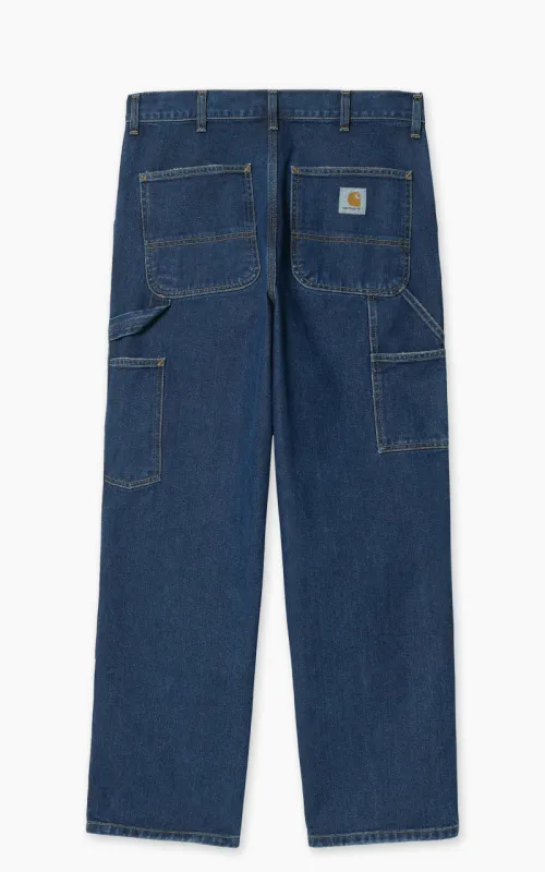 Carhartt WIP Double Knee Pant Smith Denim Stone Washed Blue sold by Cultizm