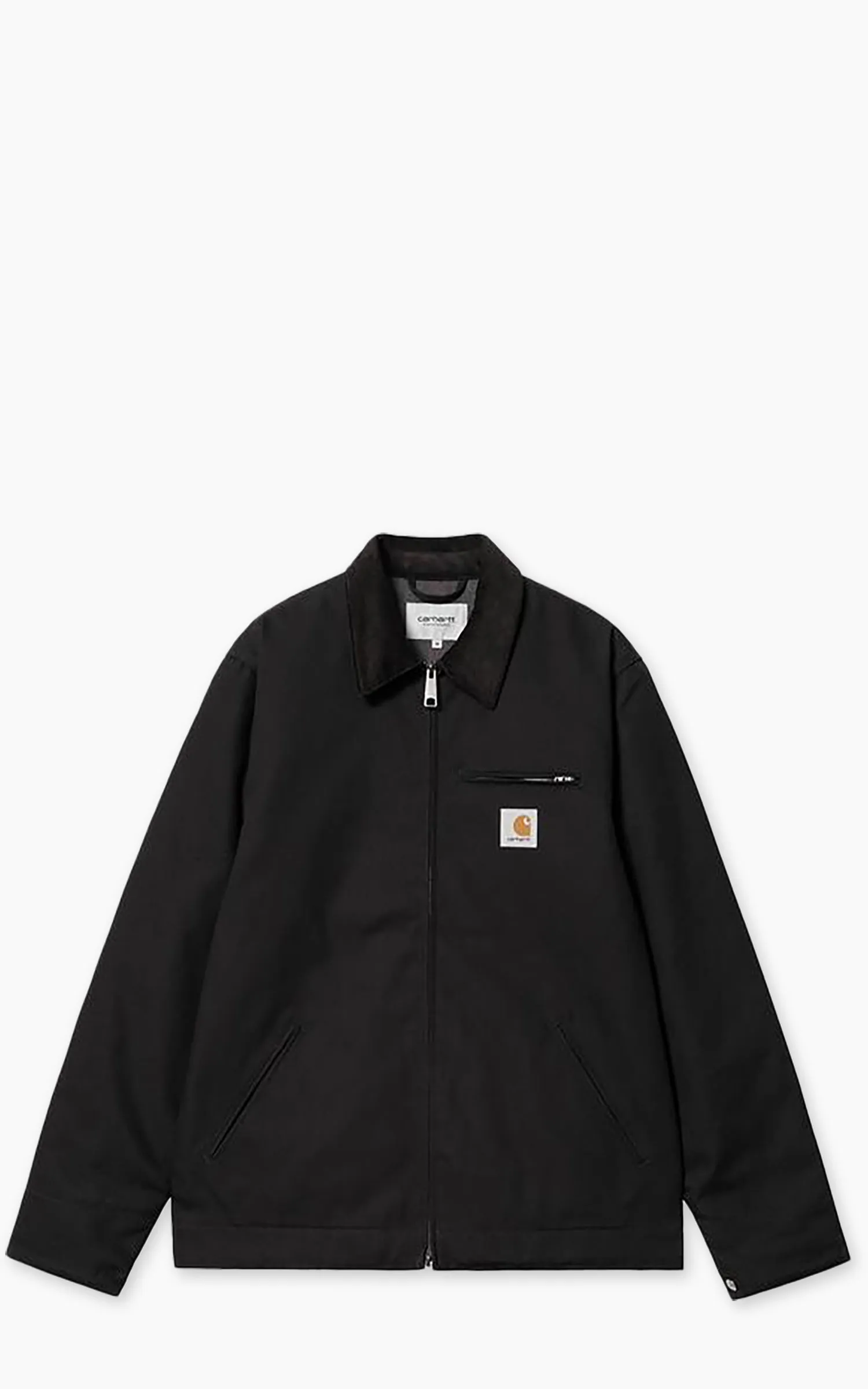 Carhartt WIP Detroit Jacket Winter Dearborn Canvas Rigid Black/Black sold by Cultizm