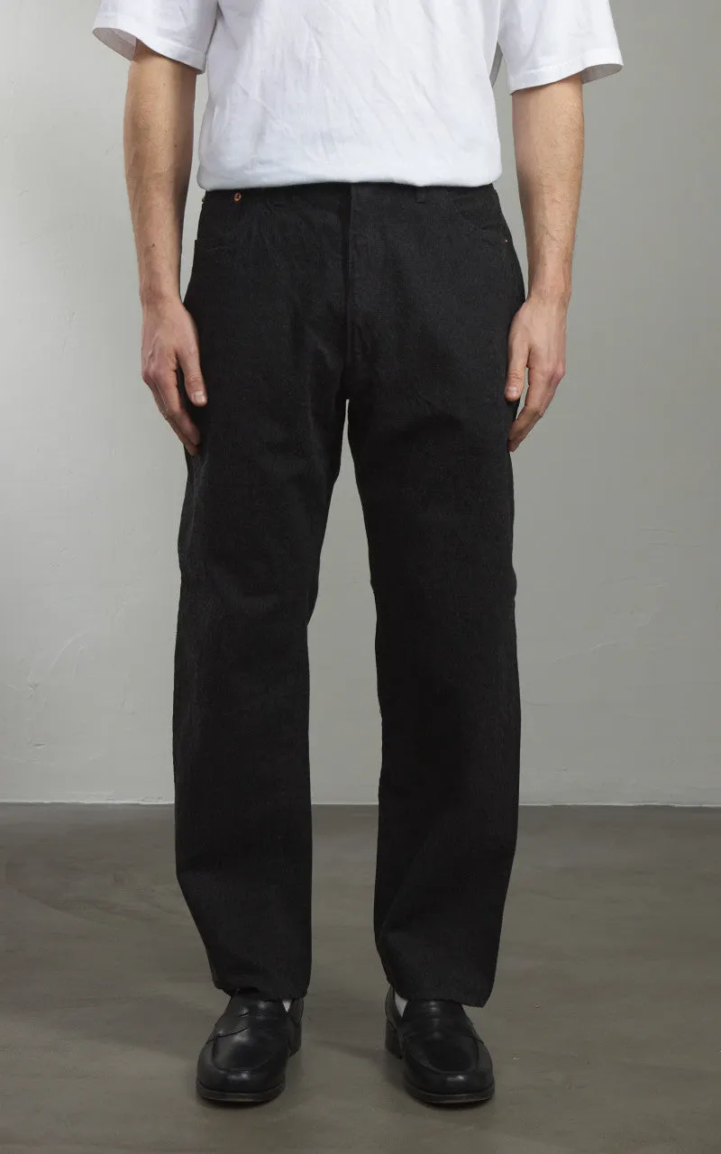 Kaptain Sunshine 5P Zipper Front Denim Pants One Wash Black sold by Cultizm product image thumbnail 2