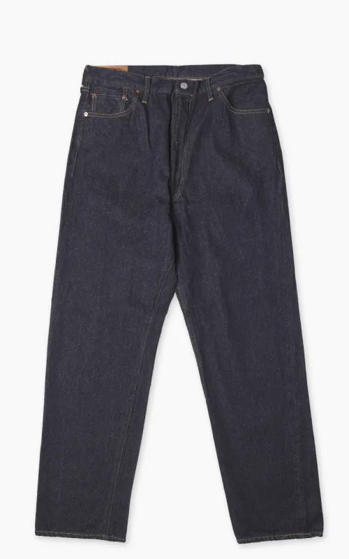Kaptain Sunshine 5P Zipper Front Denim Pants One Wash Indigo sold by Cultizm