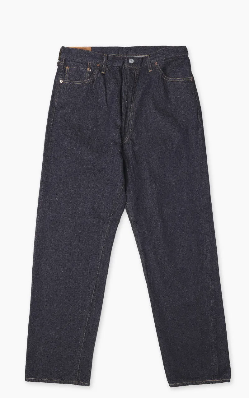 Kaptain Sunshine 5P Zipper Front Denim Pants One Wash Indigo sold by Cultizm