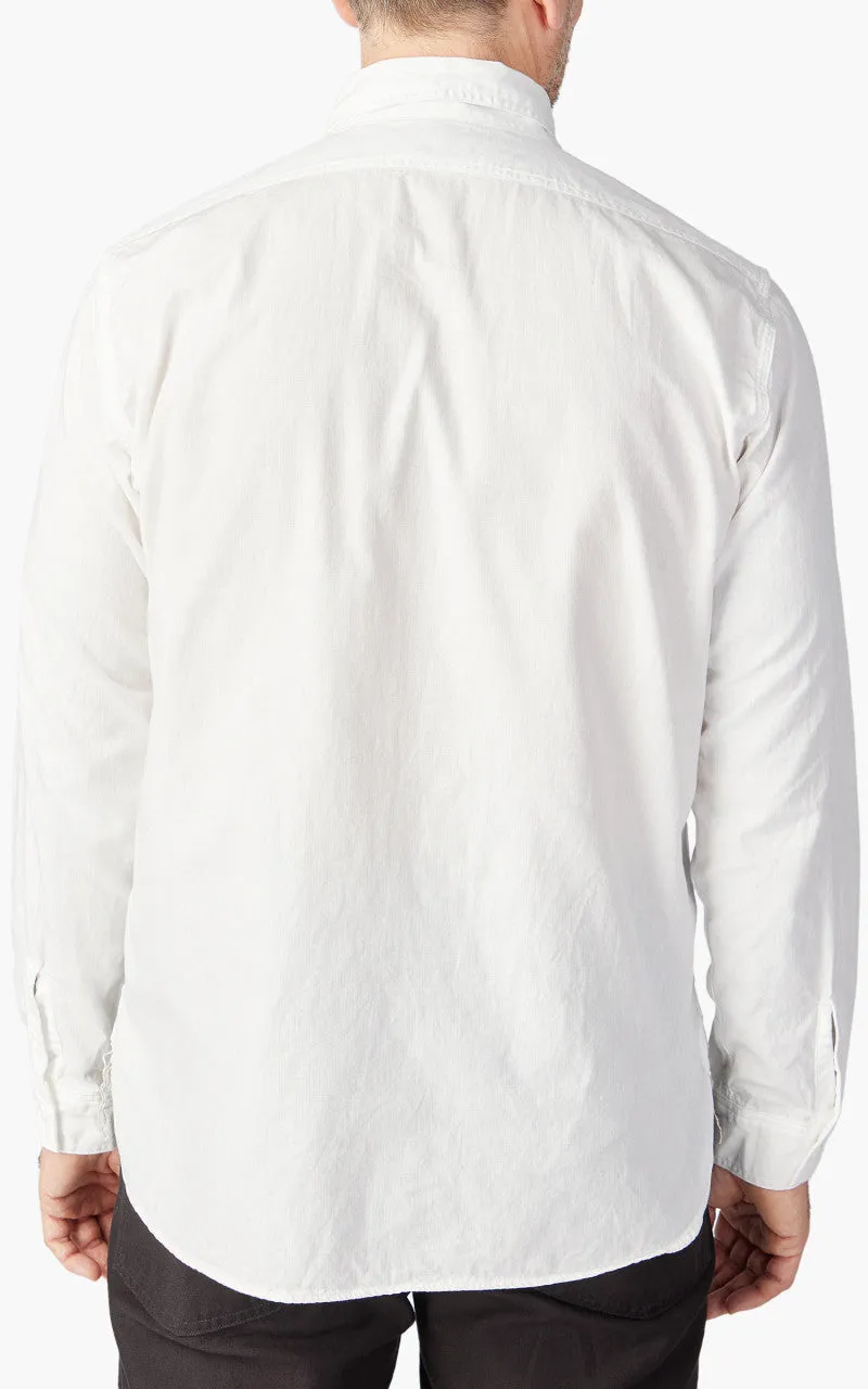 Orslow Chambray Work Shirt White sold by Cultizm product image thumbnail 4