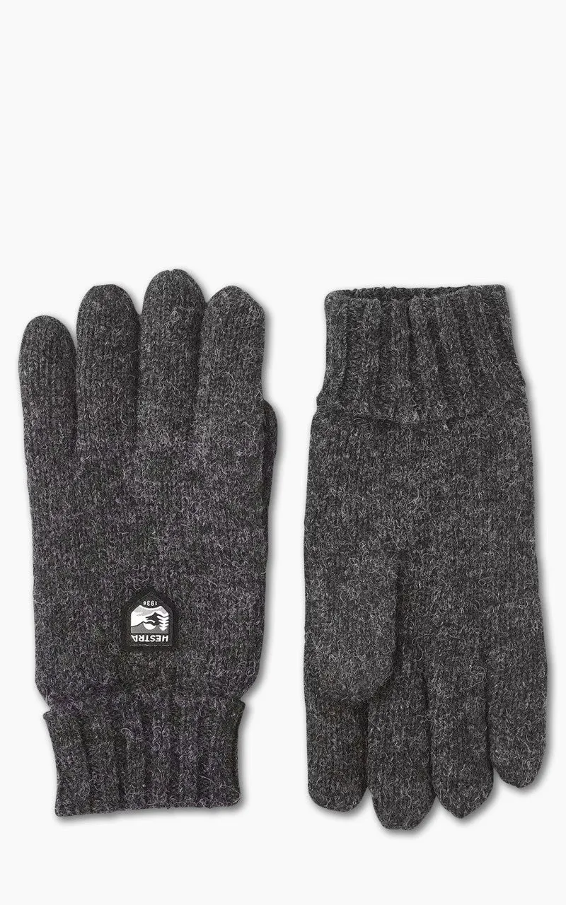 Hestra Basic Wool Glove Charcoal sold by Cultizm