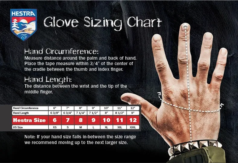 Hestra Basic Wool Glove Charcoal sold by Cultizm product image thumbnail 3