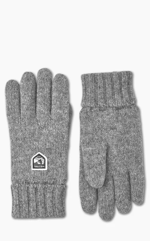 Hestra Basic Wool Glove Grey sold by Cultizm