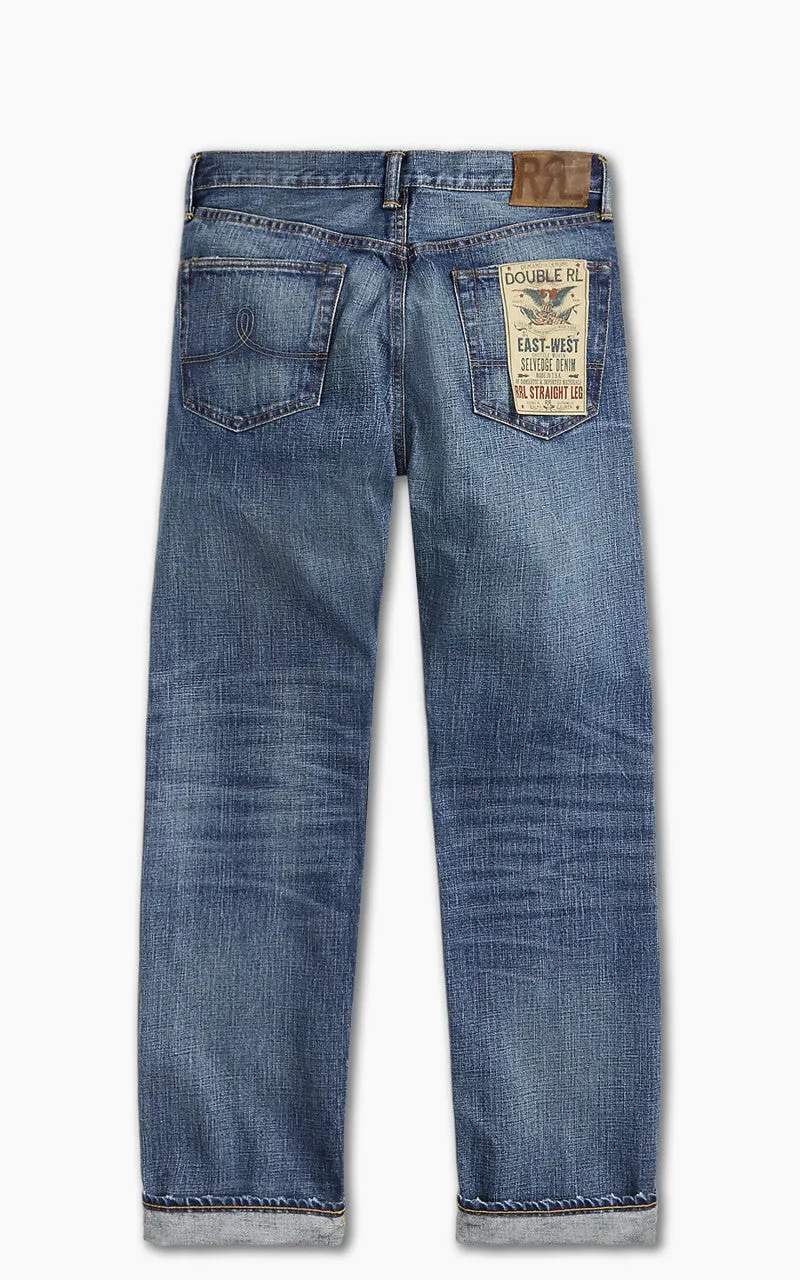 RRL Straight Fit Selvedge Jean Hillsview Wash sold by Cultizm product image thumbnail 3