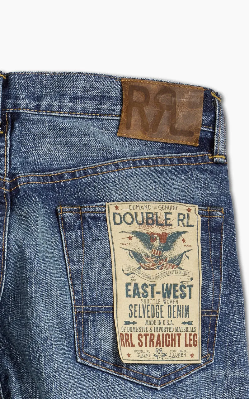 RRL Straight Fit Selvedge Jean Hillsview Wash sold by Cultizm product image thumbnail 5