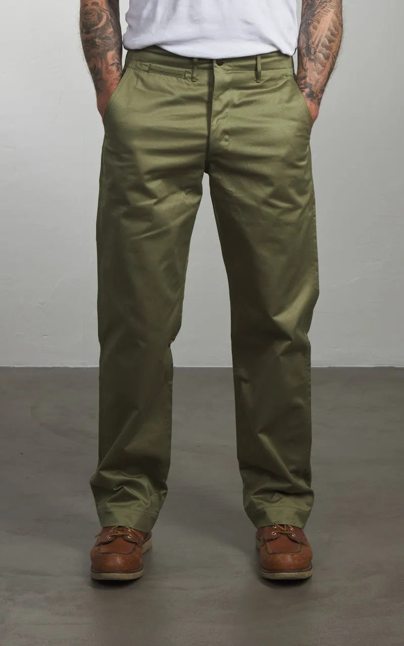 Warehouse & Co. Lot 1082 West Point Basic Chino Green sold by Cultizm product image thumbnail 2