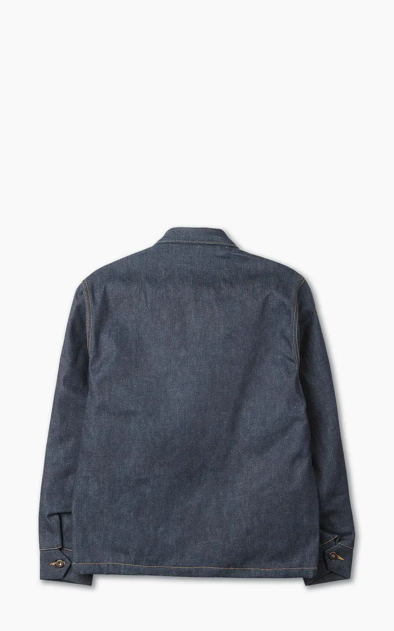 Tellason Coverall Jacket Blanket Lined Selvedge Denim Indigo 16.5oz sold by Cultizm product image thumbnail 3