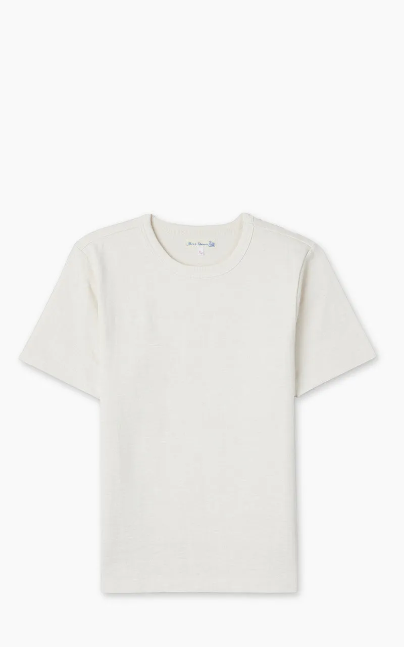 Merz b. Schwanen 2S14 Crew Neck Tee Nature sold by Cultizm