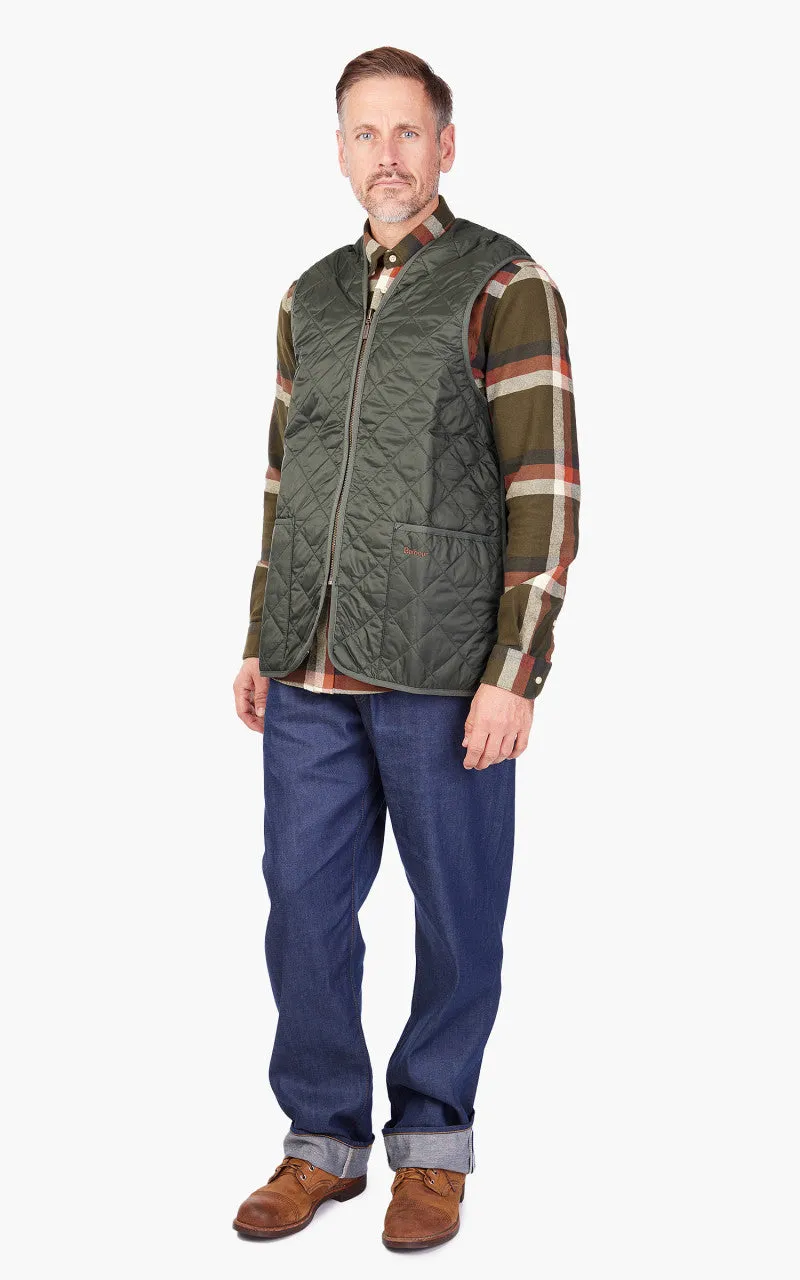 Barbour Quilted Zip Liner Olive sold by Cultizm product image thumbnail 2