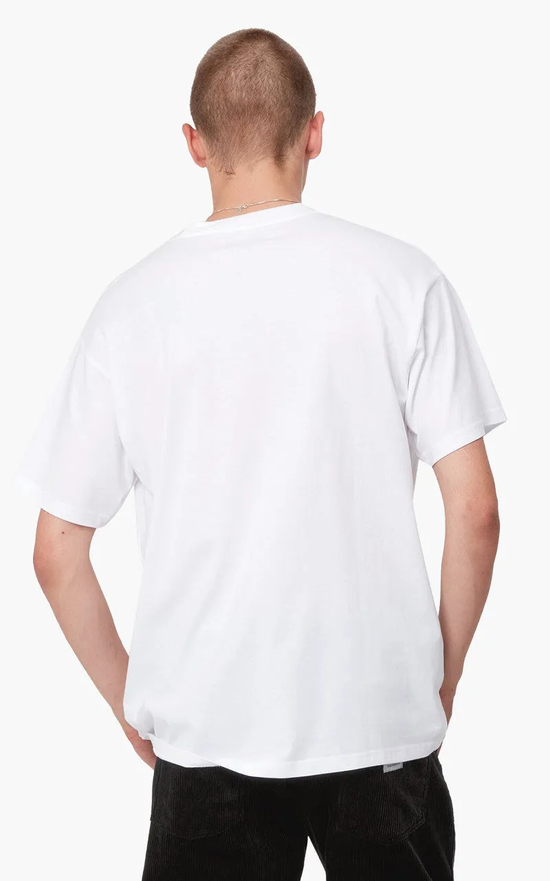 Carhartt WIP S/S Script Embroidery T-Shirt White/Black sold by Cultizm product image thumbnail 4