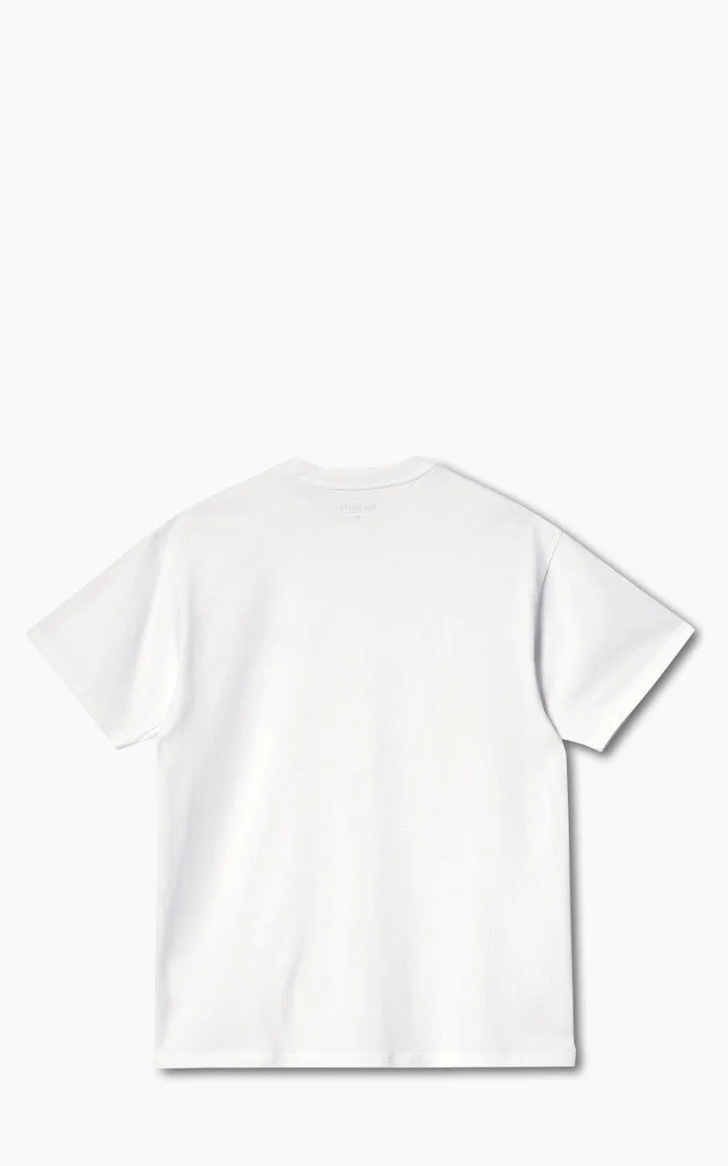 Carhartt WIP S/S Script Embroidery T-Shirt White/Black sold by Cultizm product image thumbnail 3