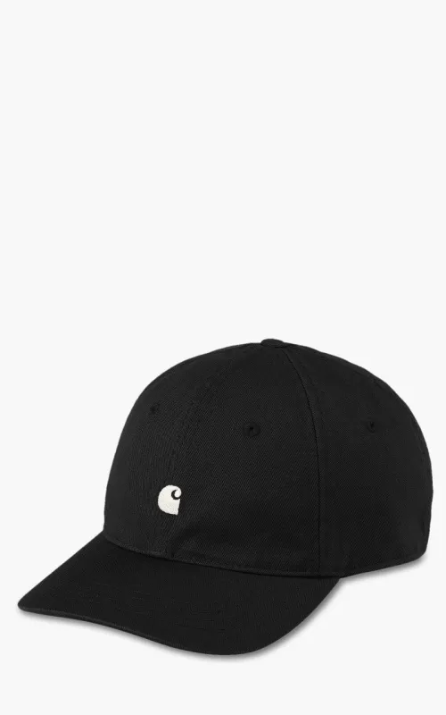 Carhartt WIP Madison Logo Cap Black/White sold by Cultizm