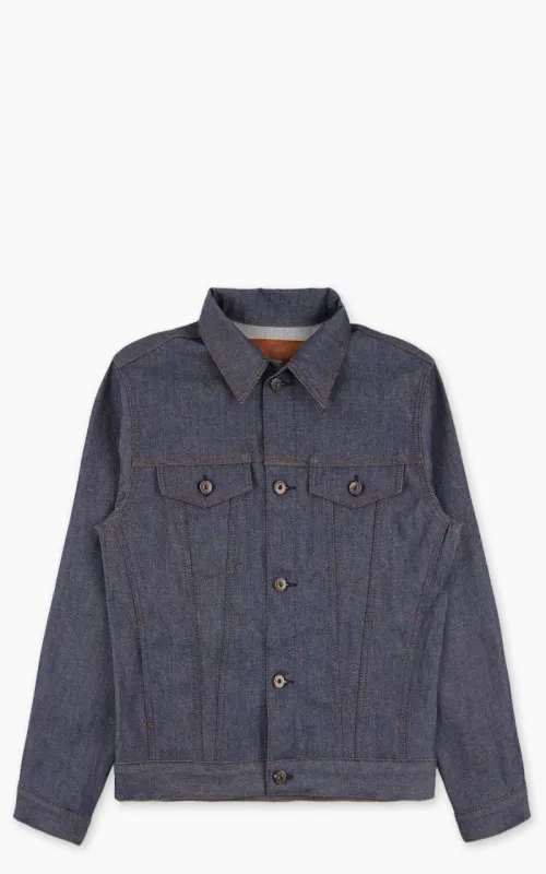 Naked & Famous Denim Denim Jacket Natural Indigo Selvedge Blue 12.5oz sold by Cultizm