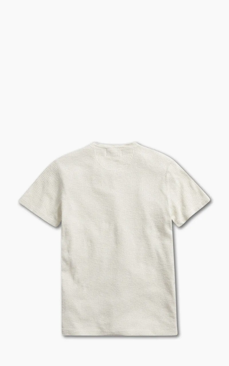RRL Waffle-Knit Henley Shirt Paper White sold by Cultizm product image thumbnail 3