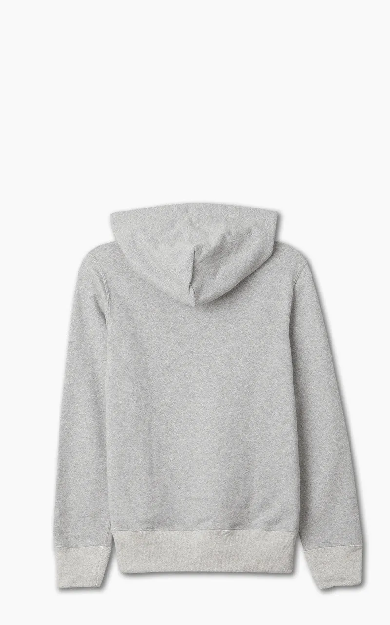 Merz b. Schwanen 382 Hooded Sweater Grey Melange sold by Cultizm product image thumbnail 3