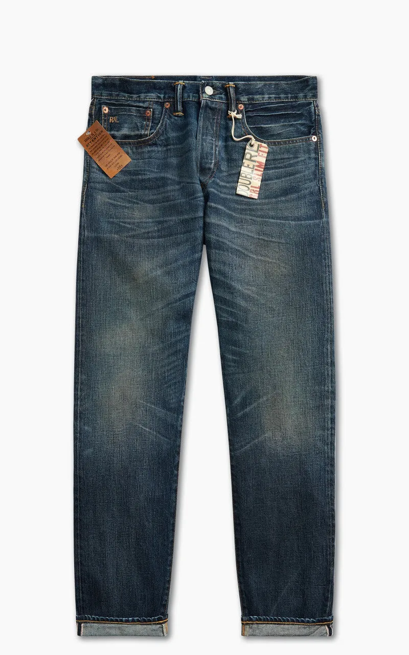 RRL Slim Fit Selvedge Jean Ridgecrest Wash sold by Cultizm