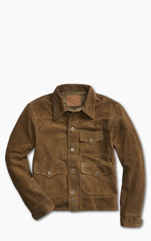 RRL Alston Leather Jacket Brown sold by Cultizm