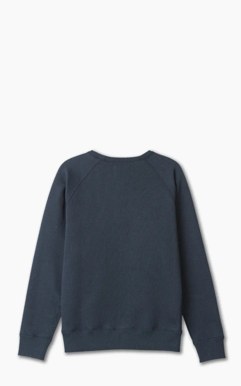 Wonder Looper Pullover Crewneck Double Heavyweight French Terry Navy sold by Cultizm product image thumbnail 5