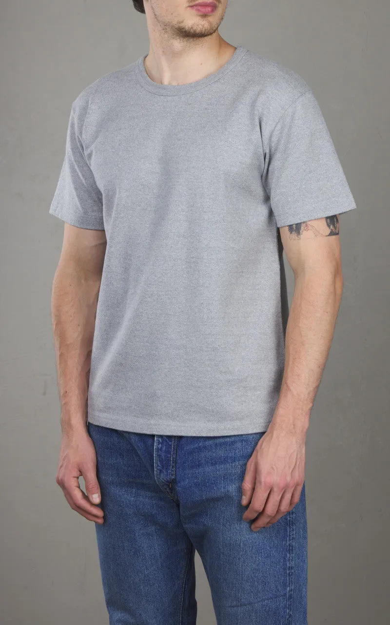 Wonder Looper Double Heavyweight Crewneck T-Shirt Heather Grey sold by Cultizm product image thumbnail 4