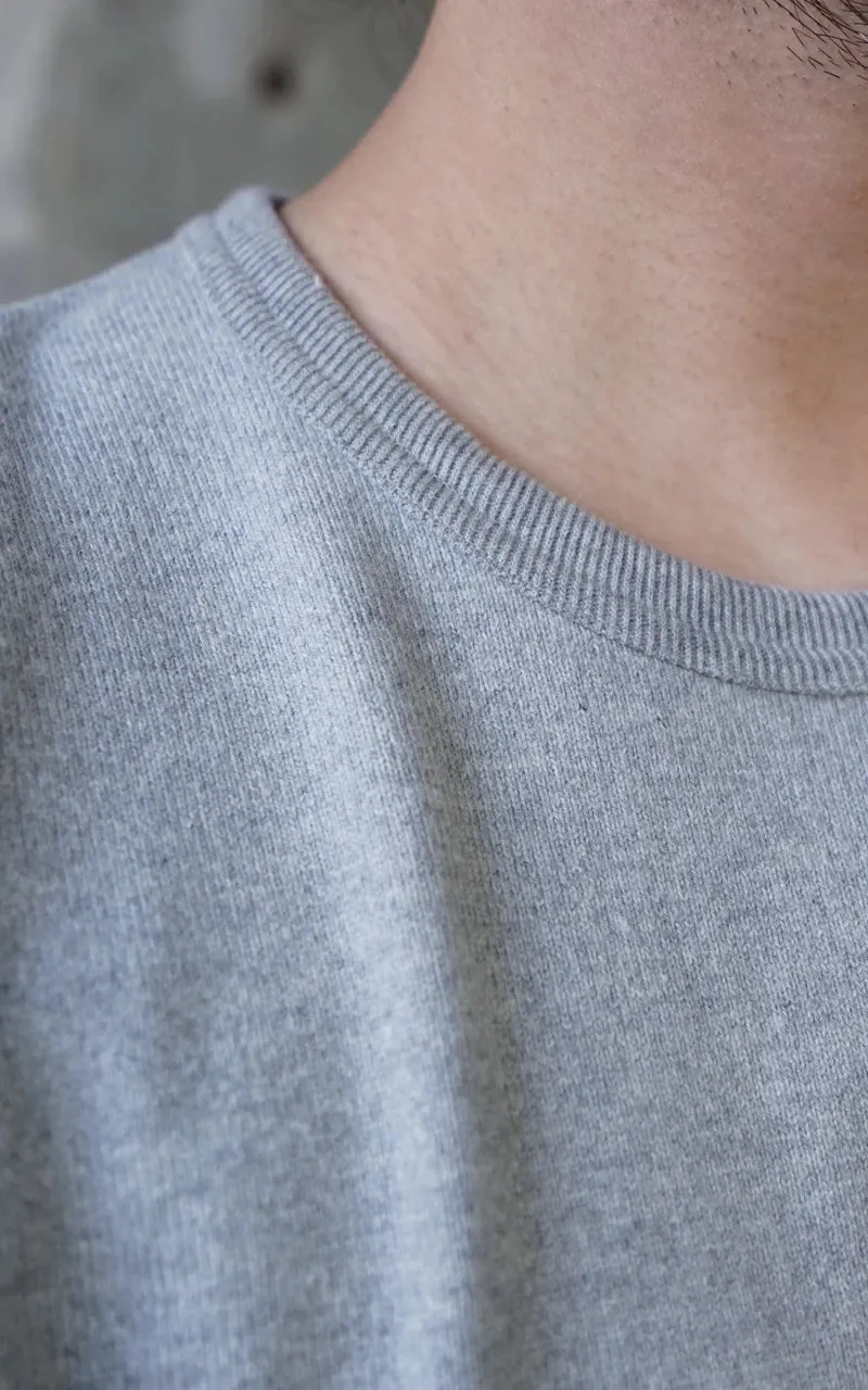 Wonder Looper Double Heavyweight Crewneck T-Shirt Heather Grey sold by Cultizm product image thumbnail 5