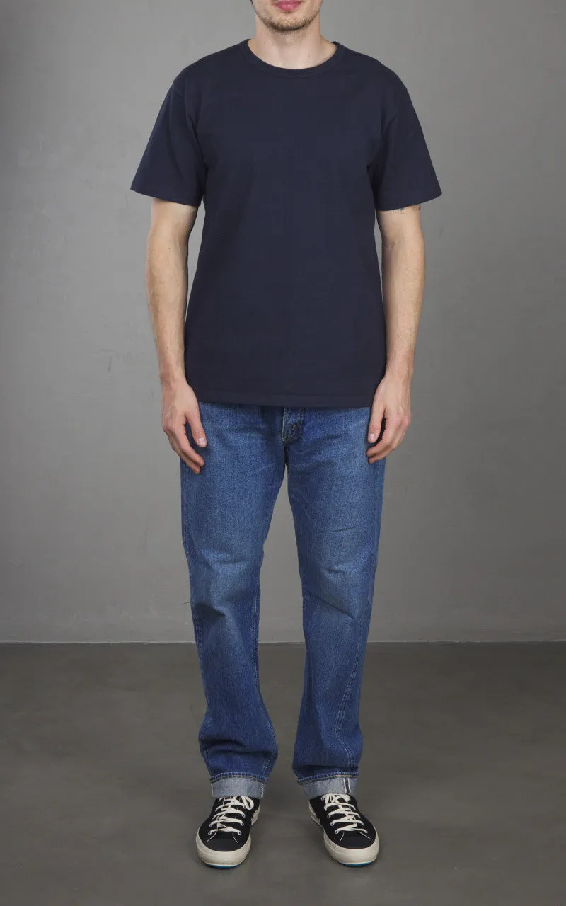 Wonder Looper Double Heavyweight Crewneck T-Shirt Navy sold by Cultizm product image thumbnail 2