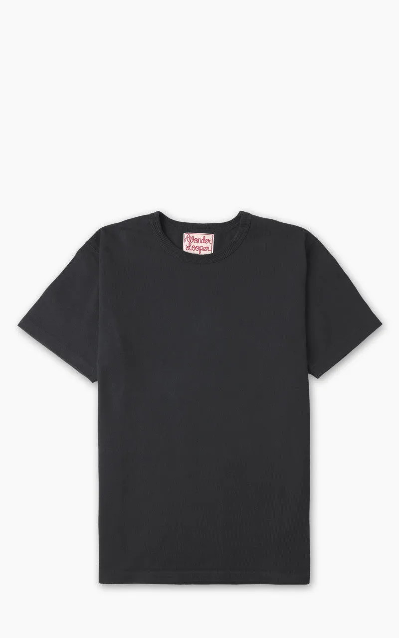 Wonder Looper Double Heavyweight Crewneck T-Shirt Black sold by Cultizm