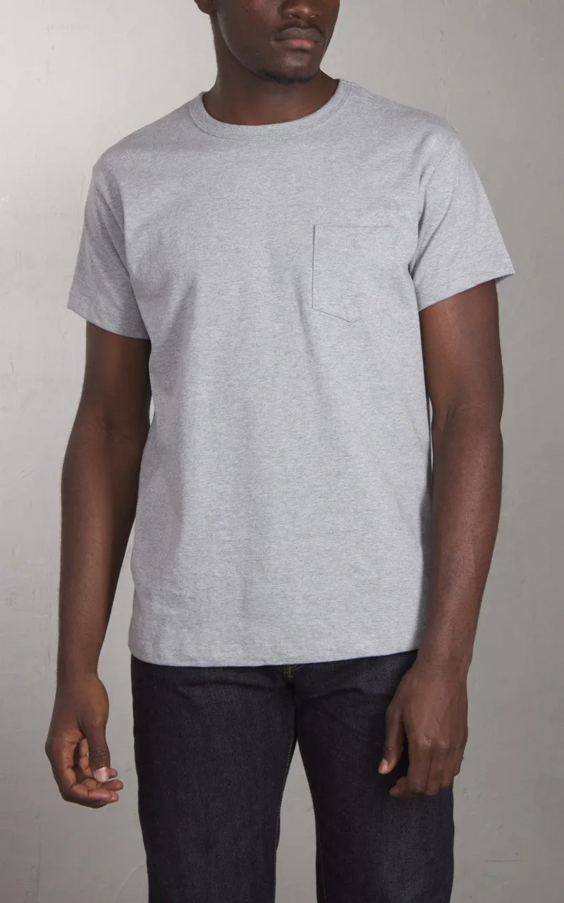 3sixteen Heavyweight Pocket T-Shirt 2 Pack Heather Grey sold by Cultizm product image thumbnail 2