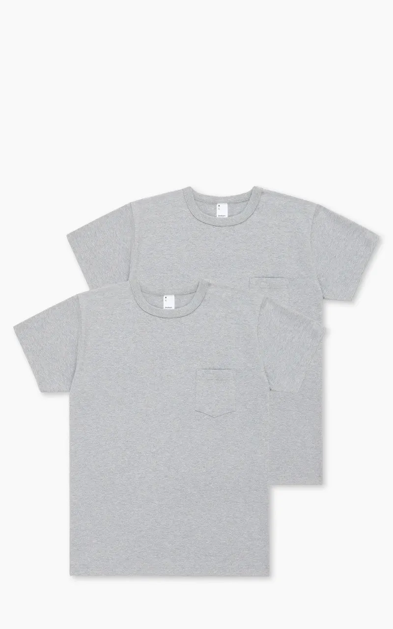 3sixteen Heavyweight Pocket T-Shirt 2 Pack Heather Grey sold by Cultizm