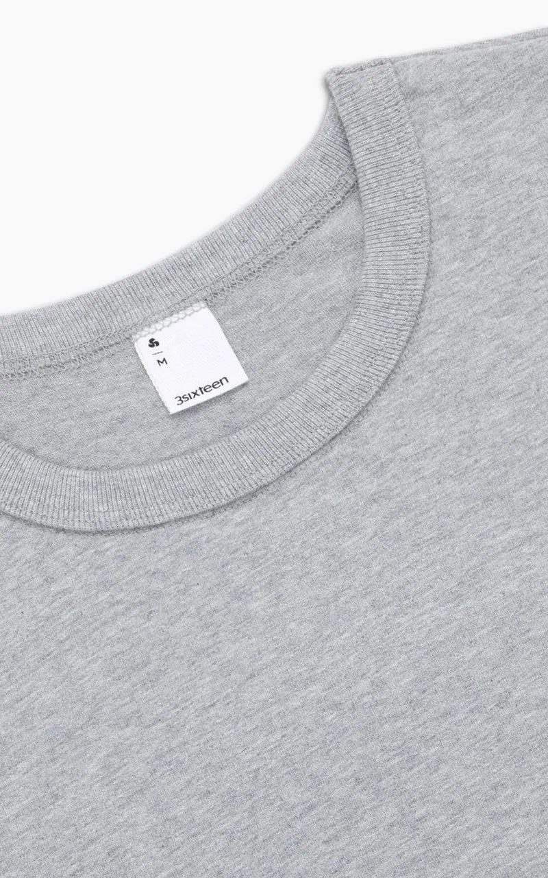3sixteen Heavyweight Pocket T-Shirt 2 Pack Heather Grey sold by Cultizm product image thumbnail 4