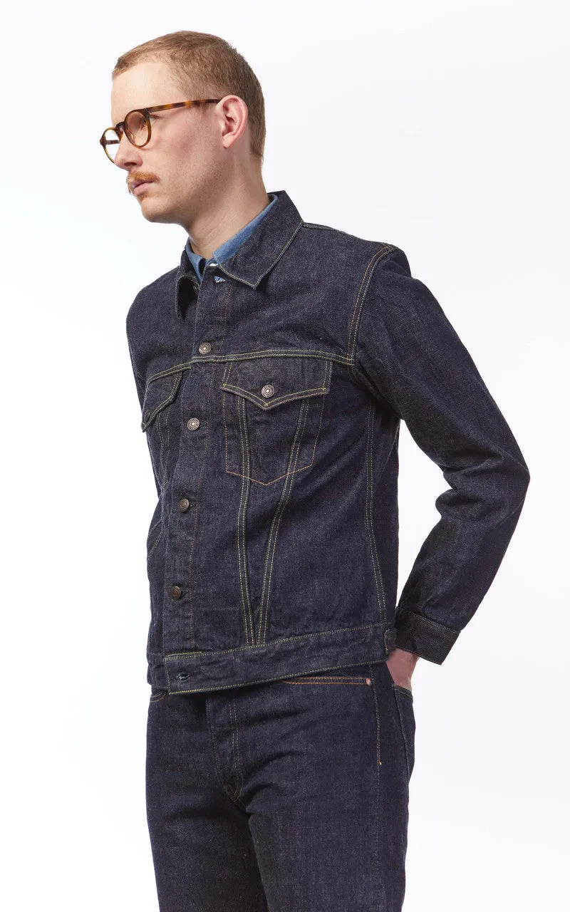 Fullcount 2101W Type 3 Selvedge Denim Jacket One Wash Indigo sold by Cultizm product image thumbnail 3