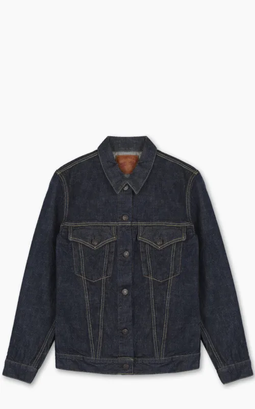 Fullcount 2101W Type 3 Selvedge Denim Jacket One Wash Indigo sold by Cultizm