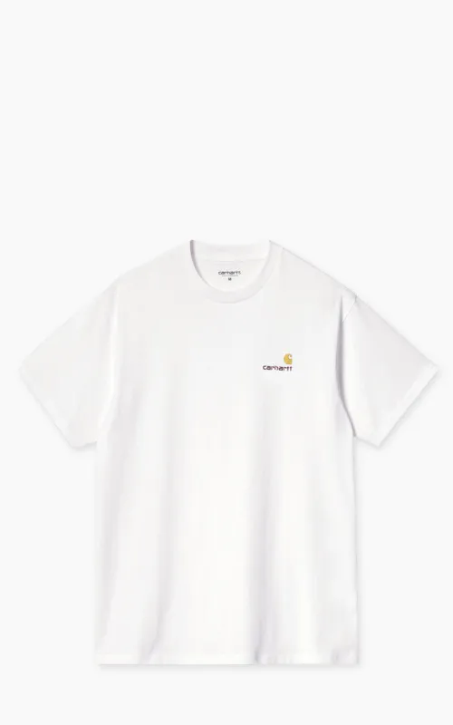 Carhartt WIP S/S American Script T-Shirt White sold by Cultizm