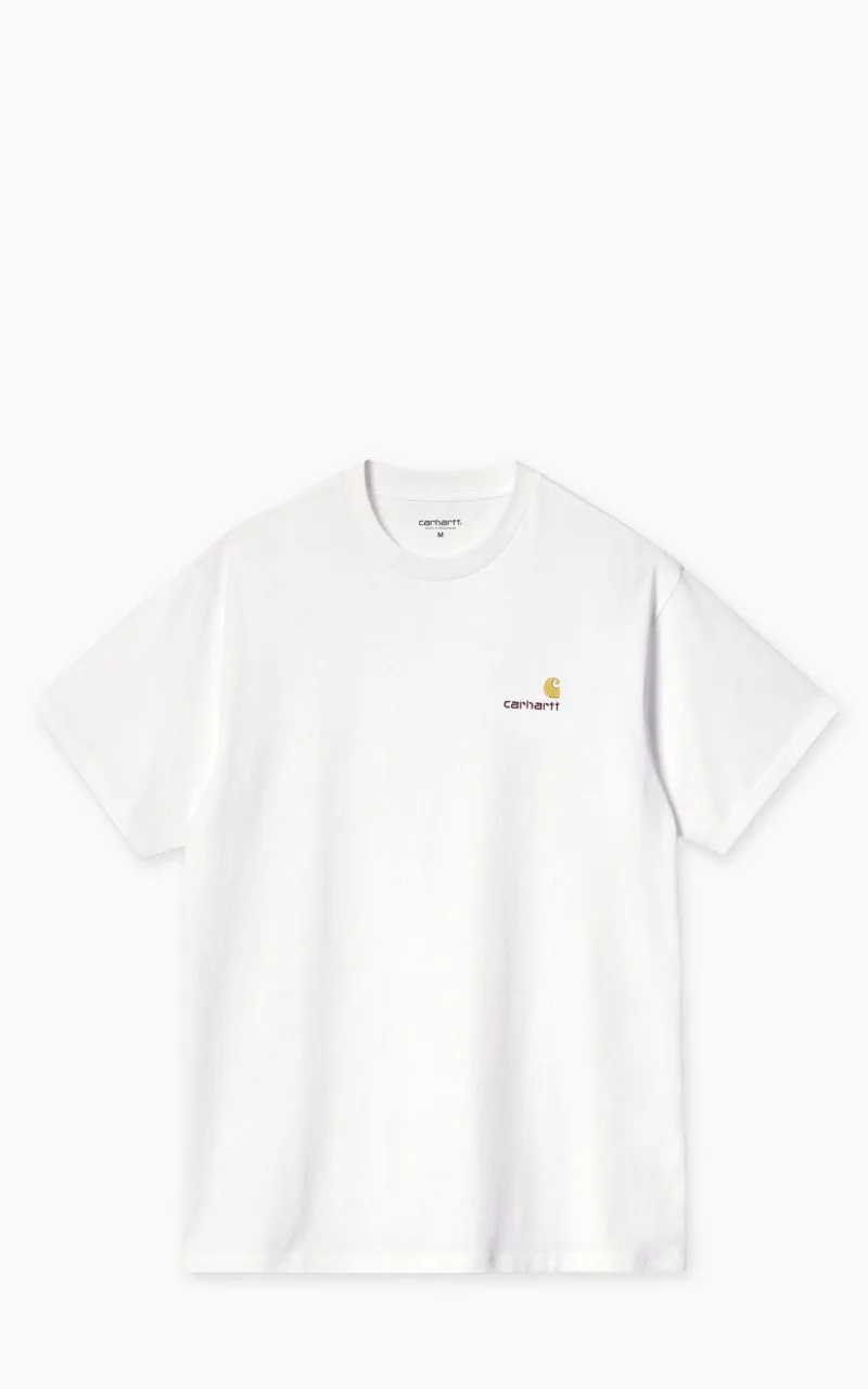 Carhartt WIP S/S American Script T-Shirt White sold by Cultizm