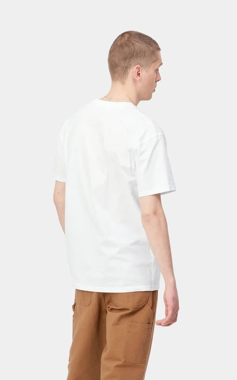 Carhartt WIP S/S American Script T-Shirt White sold by Cultizm product image thumbnail 3