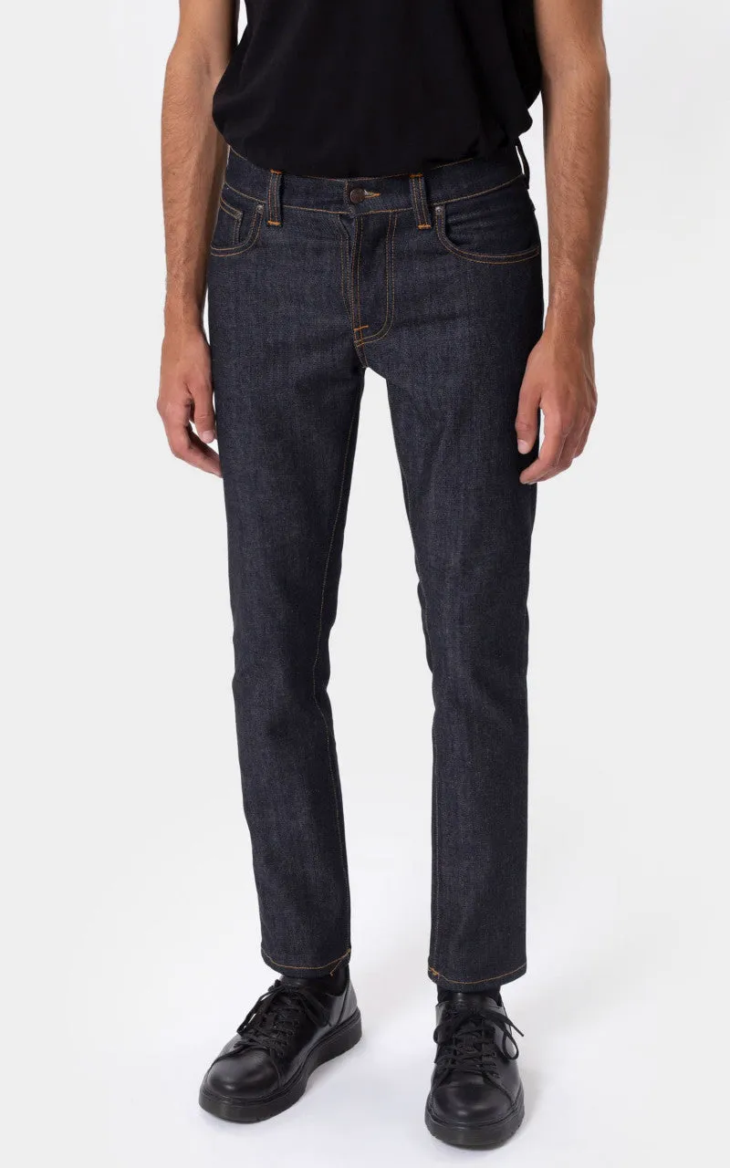 Nudie Jeans Grim Tim Dry True Navy sold by Cultizm product image thumbnail 4