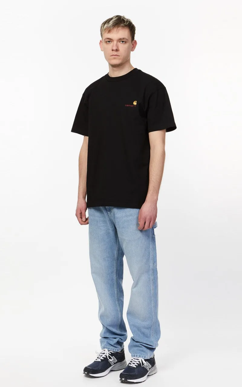 Carhartt WIP S/S American Script T-Shirt Black sold by Cultizm product image thumbnail 3