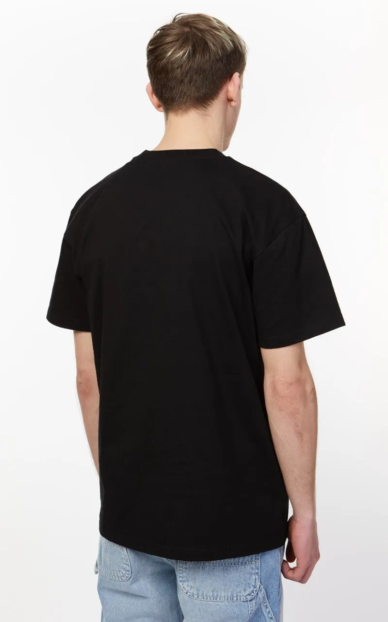 Carhartt WIP S/S American Script T-Shirt Black sold by Cultizm product image thumbnail 5