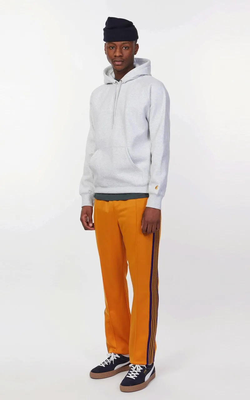 Carhartt WIP Hooded Chase Sweatshirt Ash Heather/Gold sold by Cultizm product image thumbnail 3