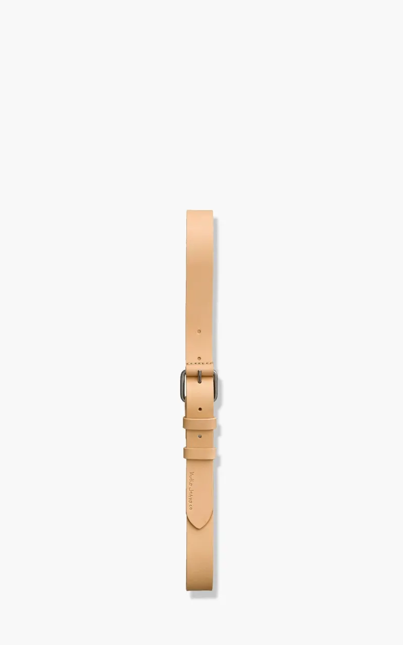 Nudie Jeans Dwayne Leather Belt Natural sold by Cultizm