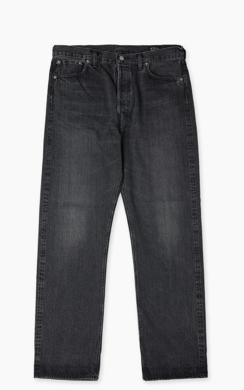 Orslow Standard Fit Jeans 105 Black Denim Selvedge Stonewashed sold by Cultizm