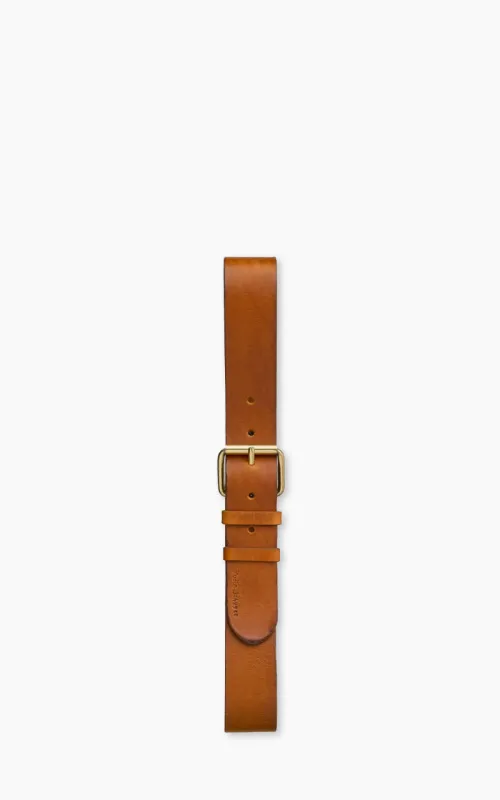 Nudie Jeans Pedersson Leather Belt Toffee Brown sold by Cultizm