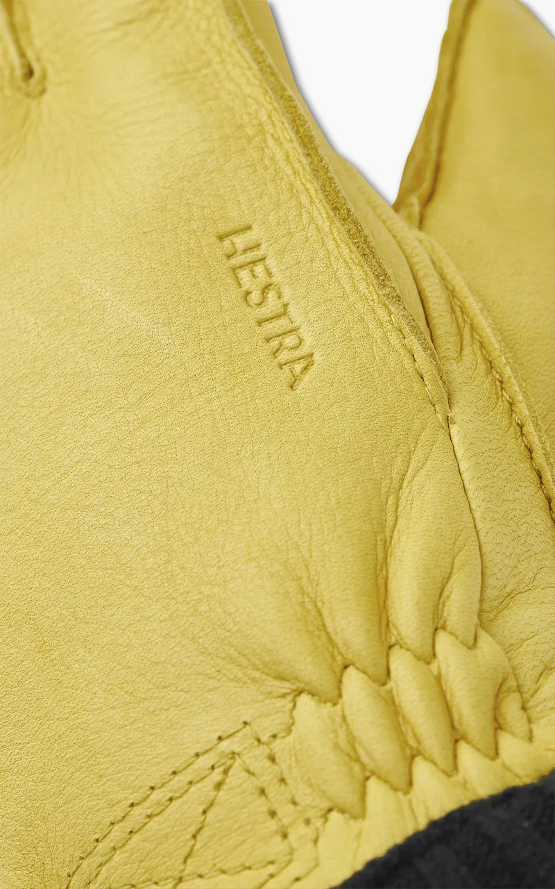 Hestra Deerskin Primaloft Rib Natural Yellow sold by Cultizm product image thumbnail 3