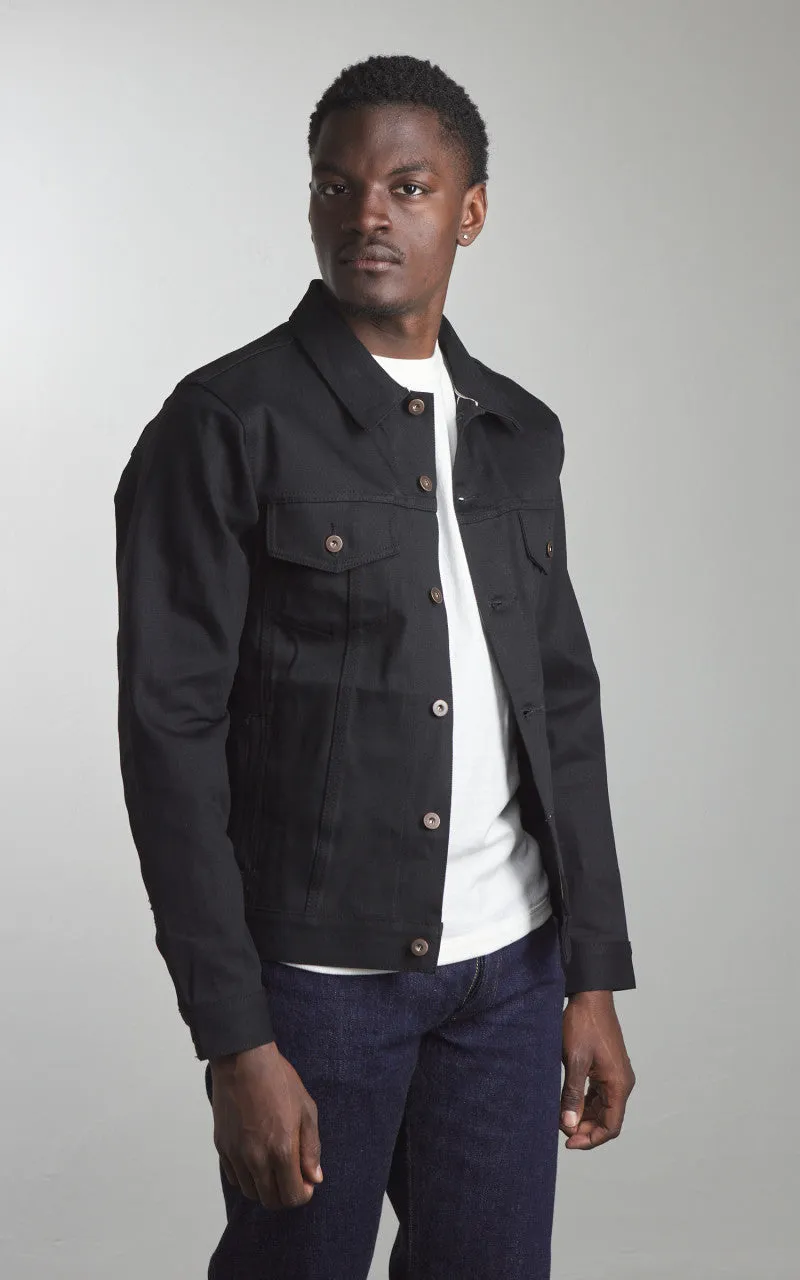Tellason Jean Jacket Selvedge Denim Black 13.5oz sold by Cultizm product image thumbnail 2