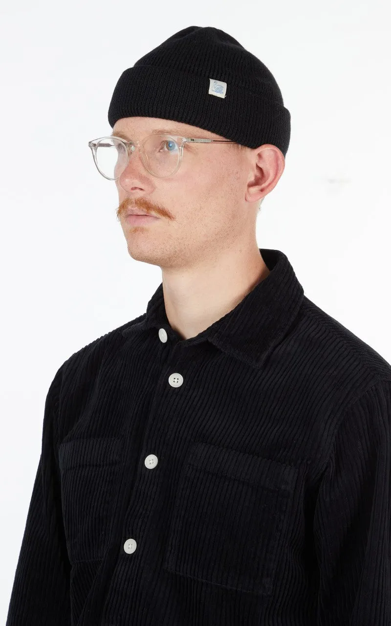 Merz b. Schwanen MWBN05 Merino Beanie Black sold by Cultizm product image thumbnail 4