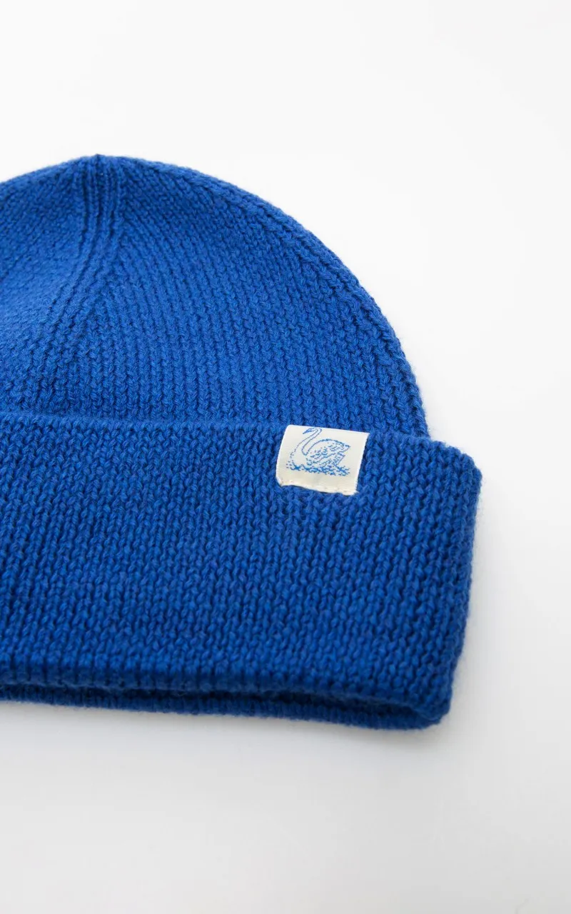 Merz b. Schwanen MWBN05 Merino Beanie Swan Blue sold by Cultizm product image thumbnail 2
