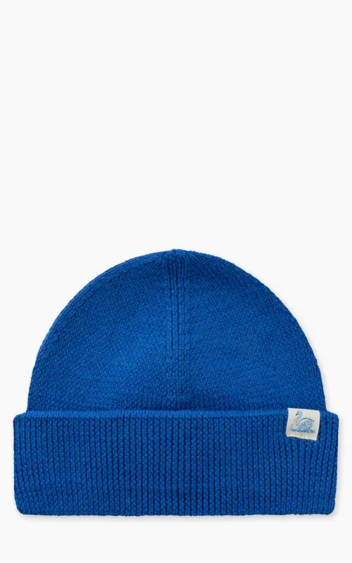Merz b. Schwanen MWBN05 Merino Beanie Swan Blue sold by Cultizm